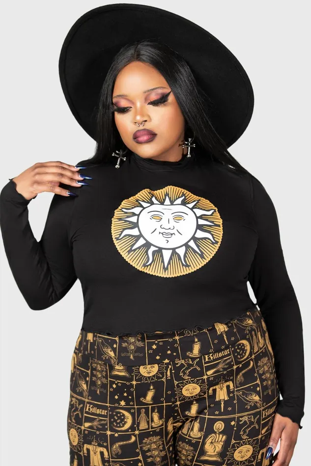 Killstar Chill Out Women Fading Light Long Sleeve Top