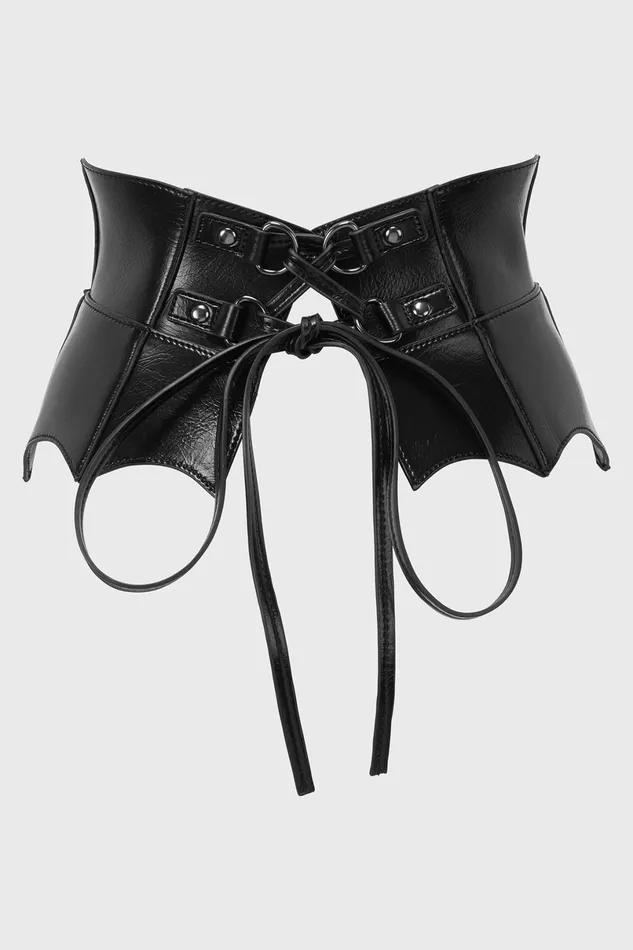 Killstar Corsets Women Wetland Bat Peplum Corset