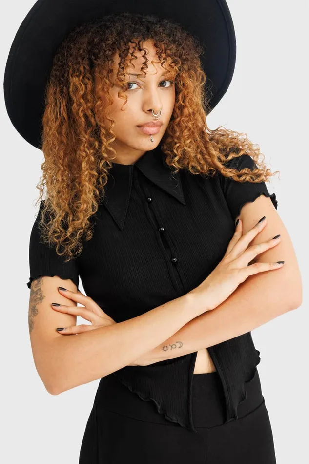 Killstar Crop Women Talida Top