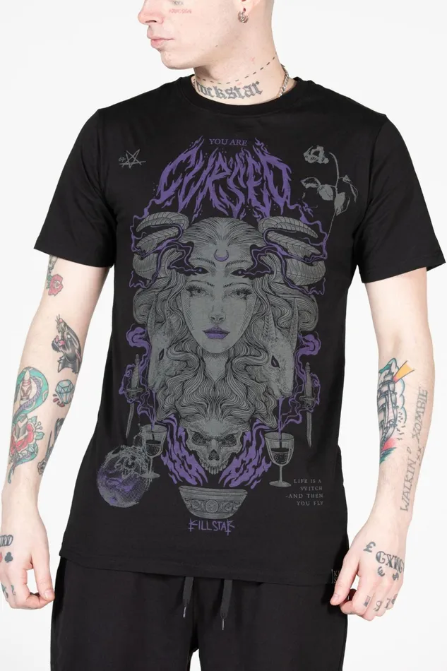 Killstar Graphic Tops Men Allergra TShirt