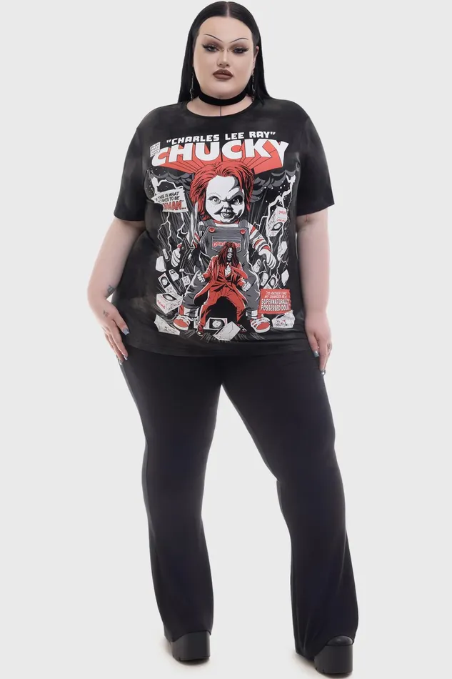 Killstar Graphic Tops Men Charles Lee Ray TShirt