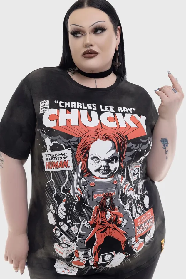 Killstar Graphic Tops Men Charles Lee Ray TShirt
