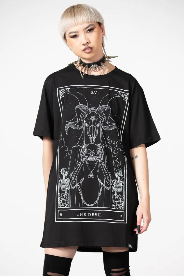 Killstar Graphic Tops Men Soul Card TShirt