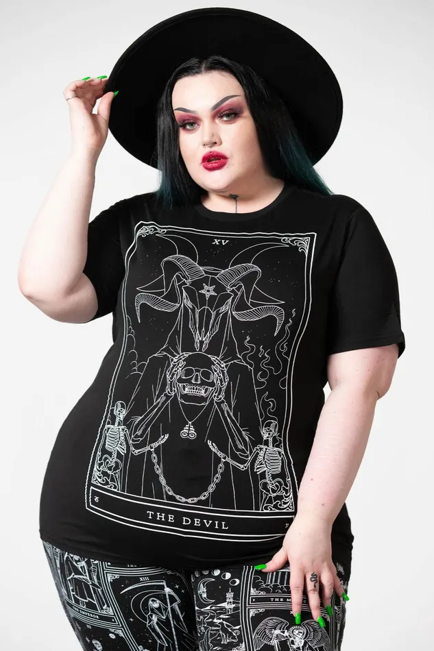 Killstar Graphic Tops Men Soul Card TShirt
