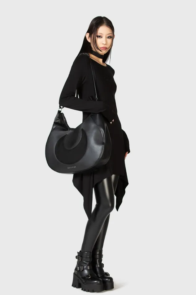 Killstar Handbags Women Moonlit Burial Slouch Handbag