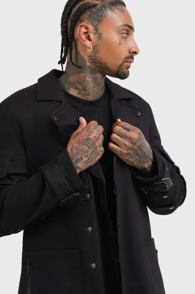 Killstar Jackets and Coats Men Lucid Travels Trench Coat