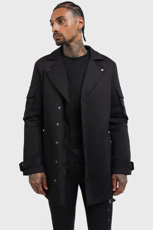 Killstar Jackets and Coats Men Lucid Travels Trench Coat