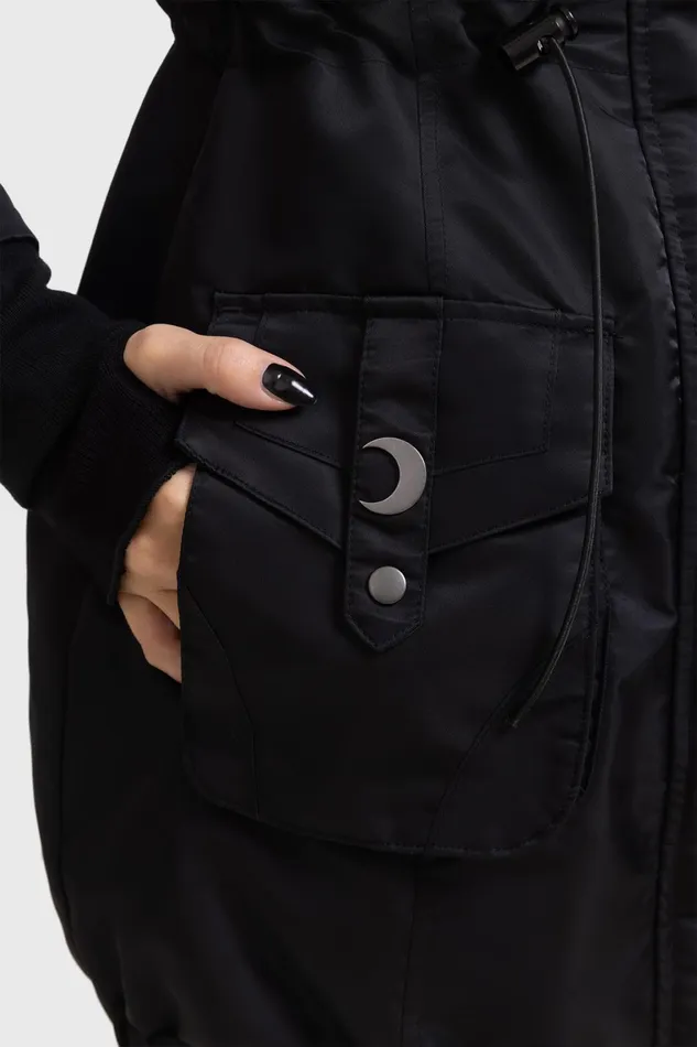 Killstar Jackets and Coats Women Lunar Eclipse Parka Jacket