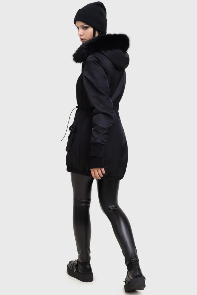 Killstar Jackets and Coats Women Lunar Eclipse Parka Jacket