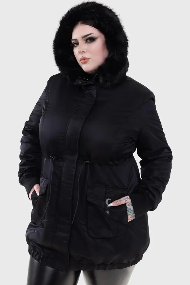 Killstar Jackets and Coats Women Lunar Eclipse Parka Jacket
