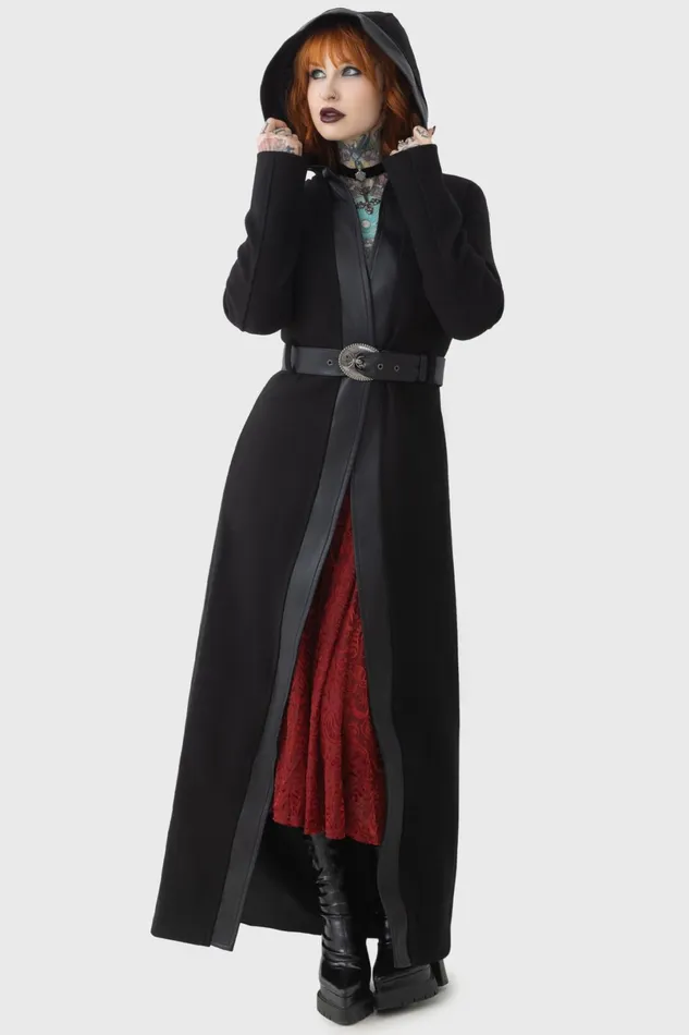 Killstar Jackets and Coats Women Mercurian Orbit Long Coat