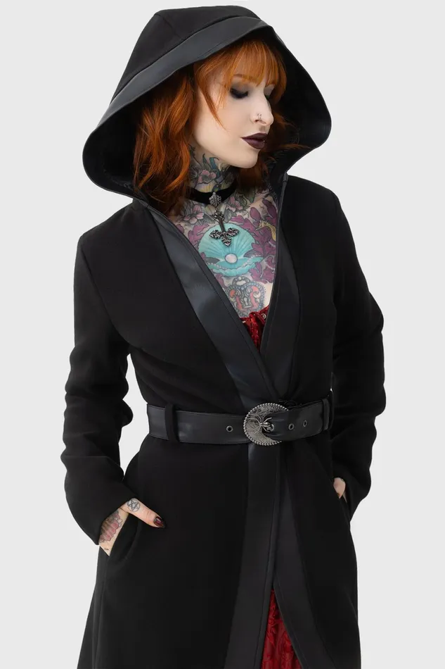 Killstar Jackets and Coats Women Mercurian Orbit Long Coat