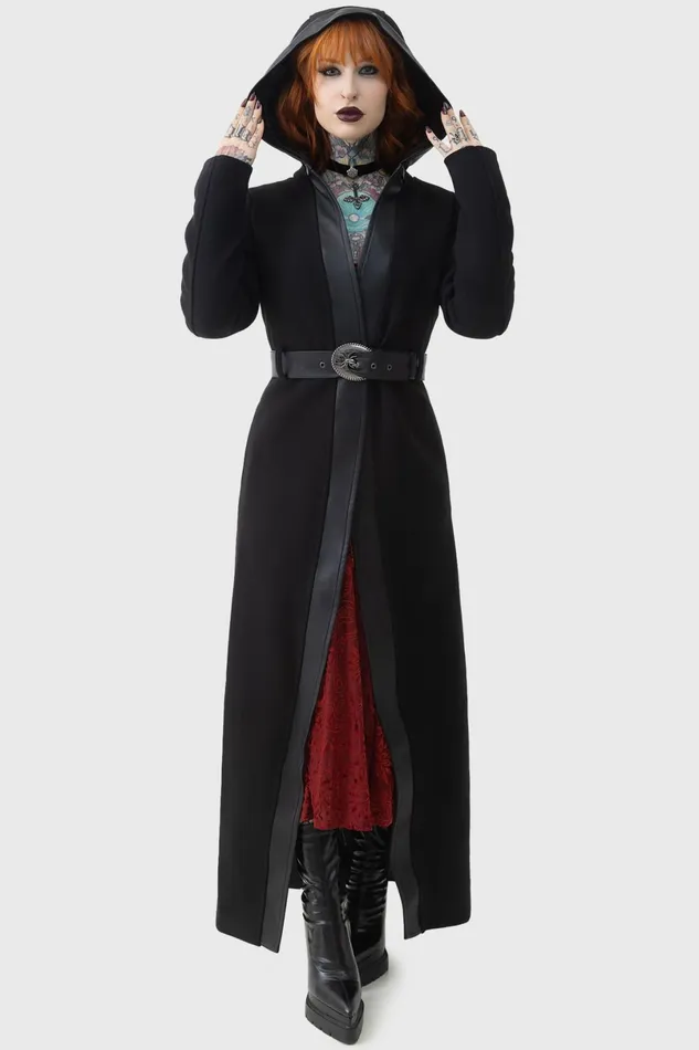 Killstar Jackets and Coats Women Mercurian Orbit Long Coat