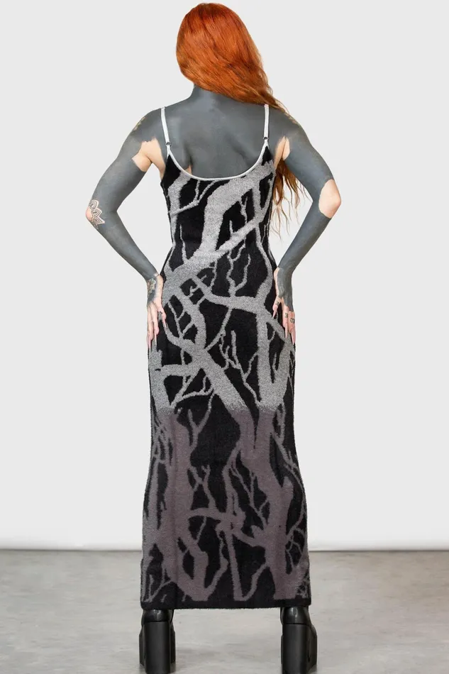 Killstar Knitted Women Forest Knit Dress