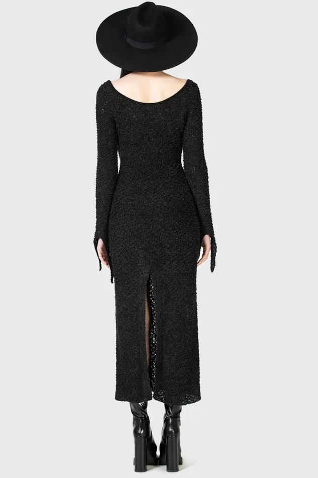 Killstar Knitted Women Nettles Maxi Dress