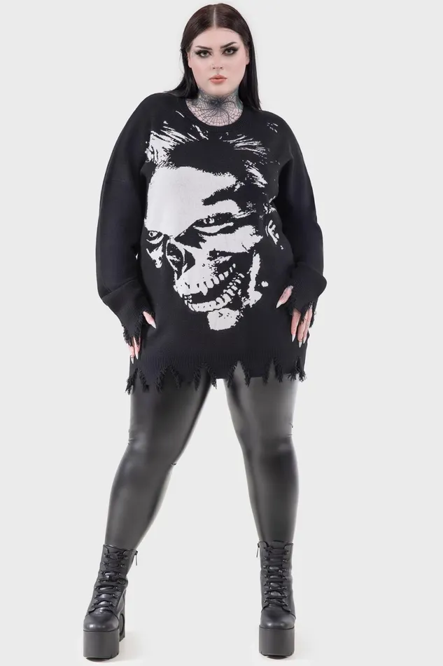 Killstar Knitwear Men Blood Sucker Sweater