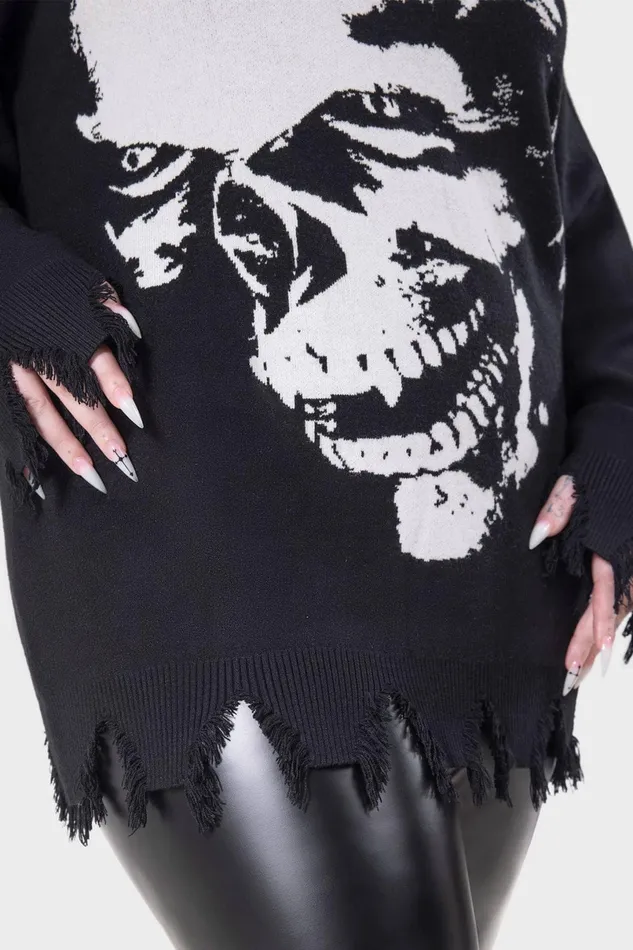 Killstar Knitwear Men Blood Sucker Sweater