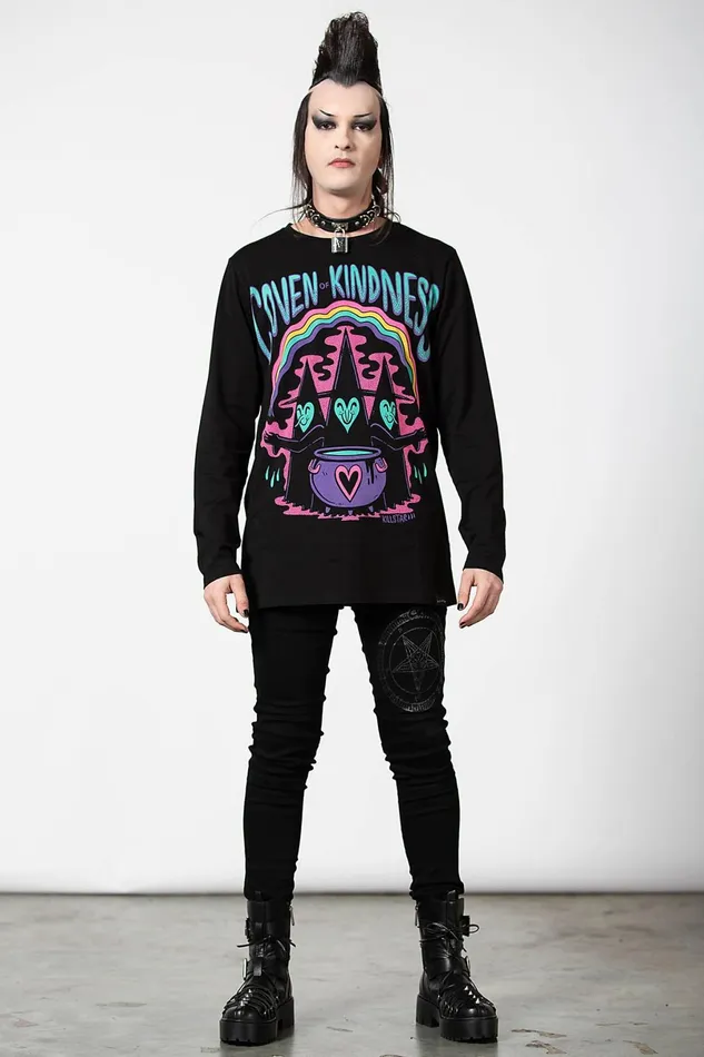 Killstar Long Sleeves Women Coven Of Kindness Long Sleeve Top