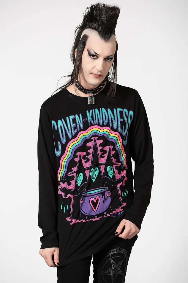 Killstar Long Sleeves Women Coven Of Kindness Long Sleeve Top