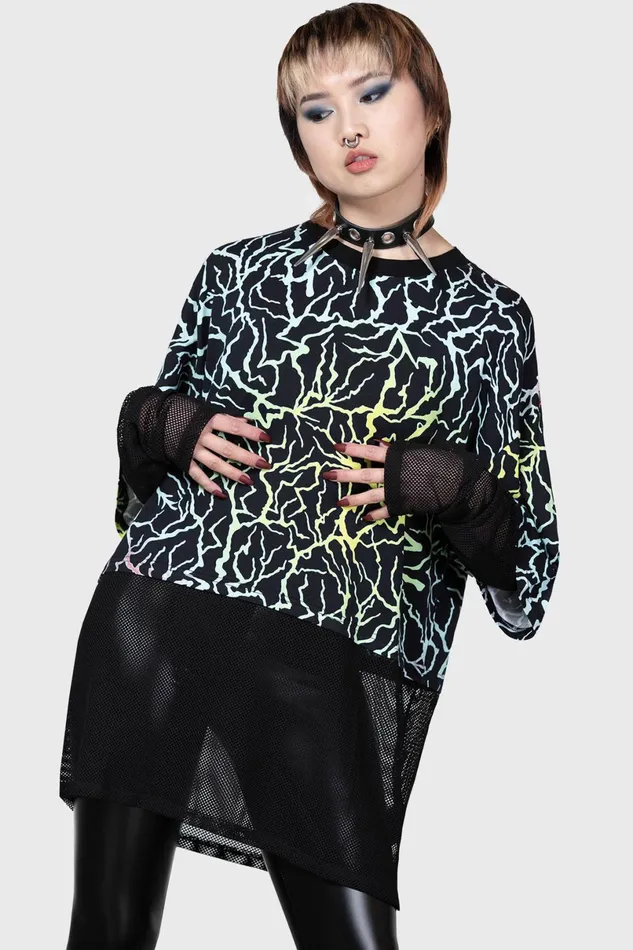Killstar Long Sleeves Women Heaven Sent Top