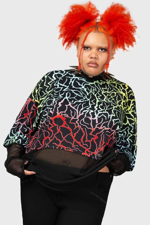 Killstar Long Sleeves Women Heaven Sent Top
