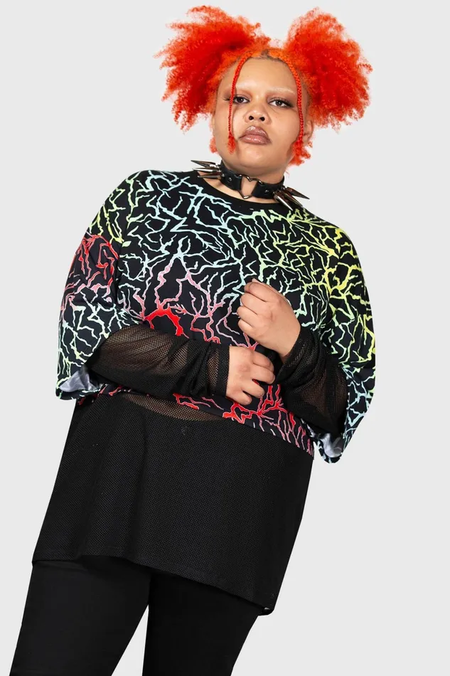 Killstar Long Sleeves Women Heaven Sent Top
