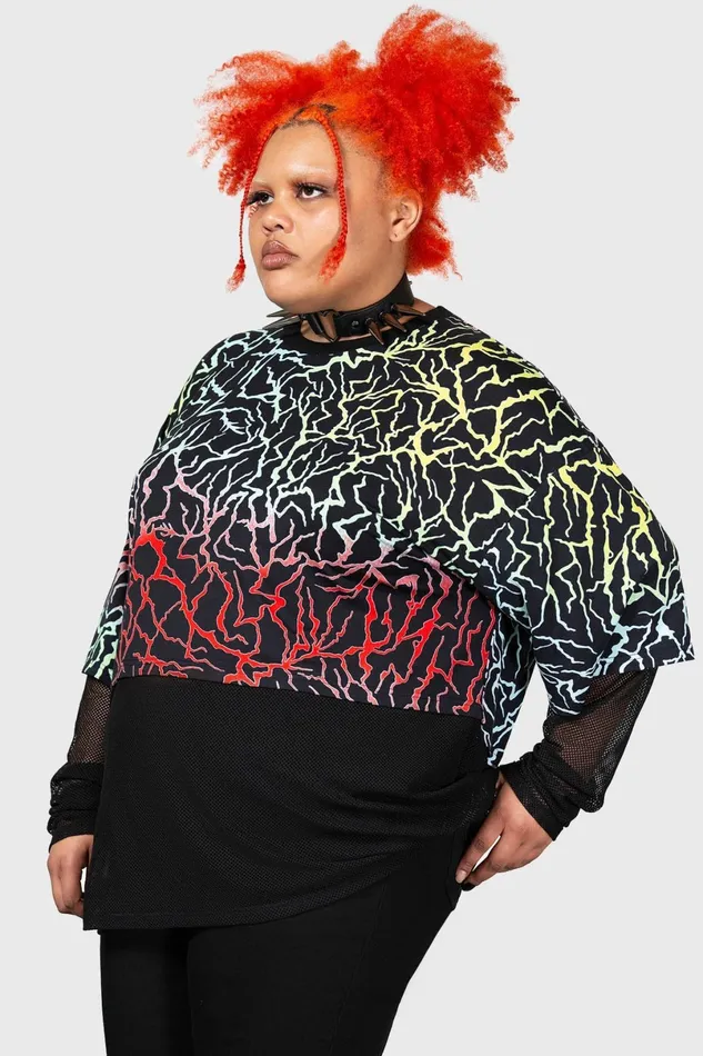 Killstar Long Sleeves Women Heaven Sent Top