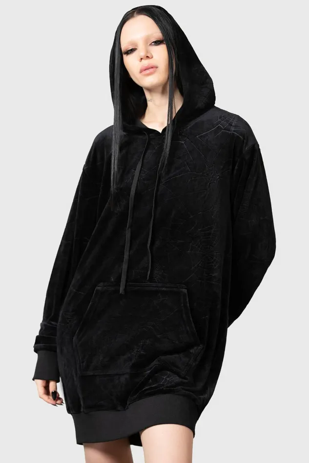 Killstar Loungewear Women Webmare Longline Hoodie