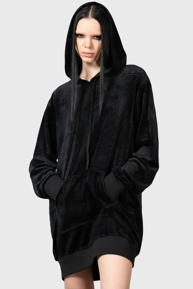 Killstar Loungewear Women Webmare Longline Hoodie