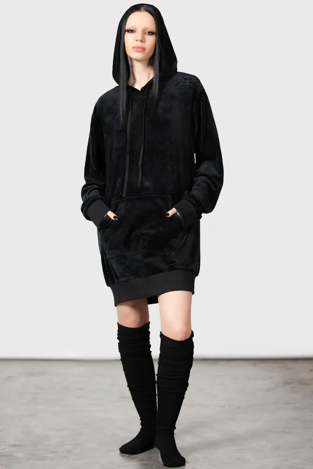 Killstar Loungewear Women Webmare Longline Hoodie