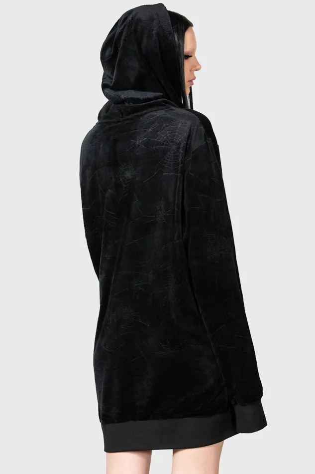 Killstar Loungewear Women Webmare Longline Hoodie