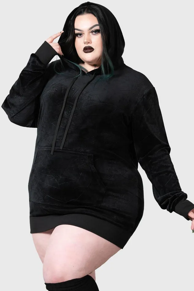 Killstar Loungewear Women Webmare Longline Hoodie