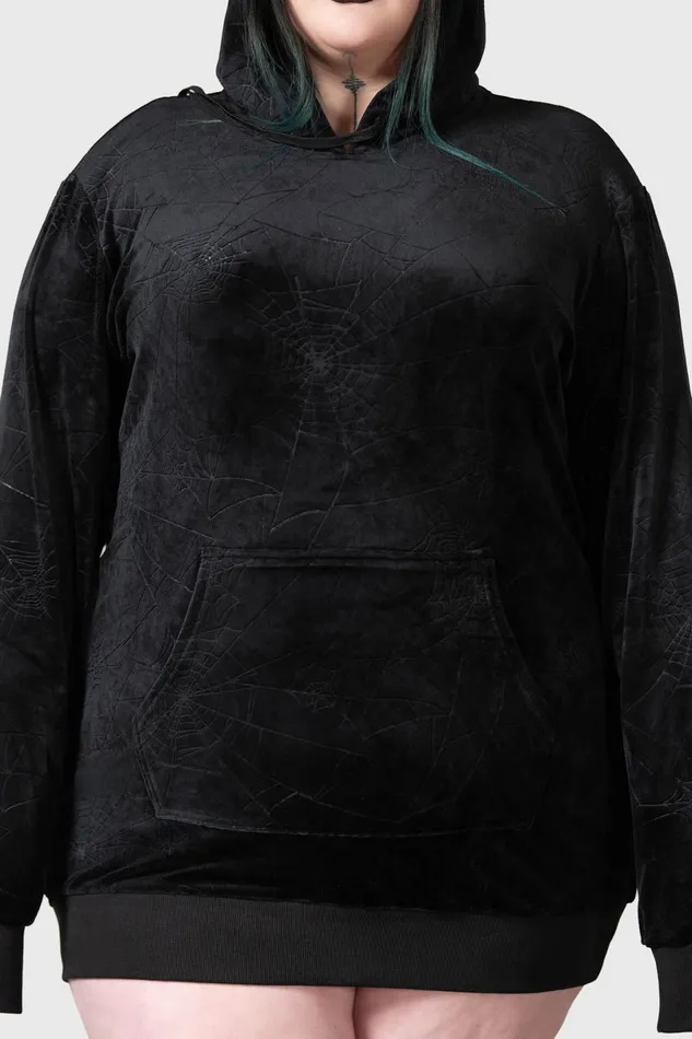Killstar Loungewear Women Webmare Longline Hoodie