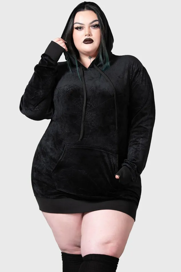 Killstar Loungewear Women Webmare Longline Hoodie