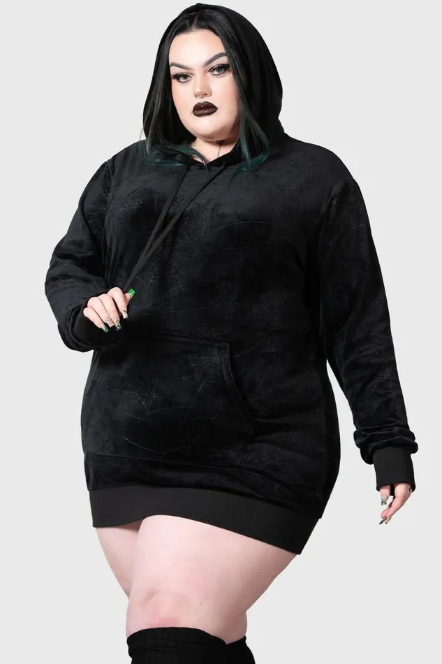 Killstar Loungewear Women Webmare Longline Hoodie