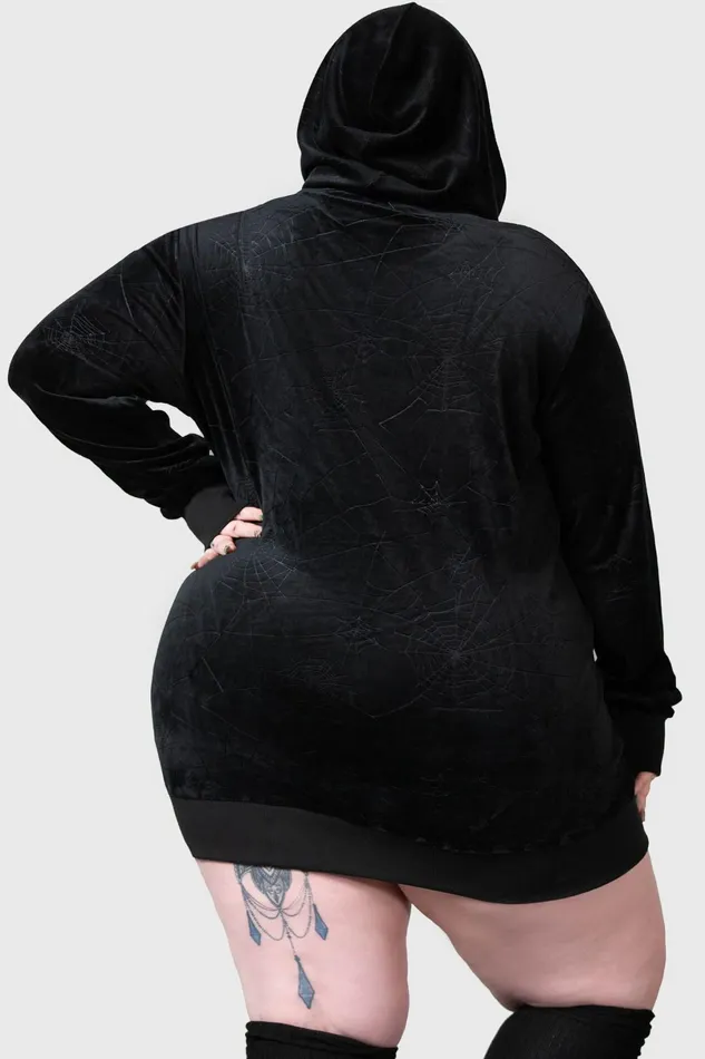 Killstar Loungewear Women Webmare Longline Hoodie