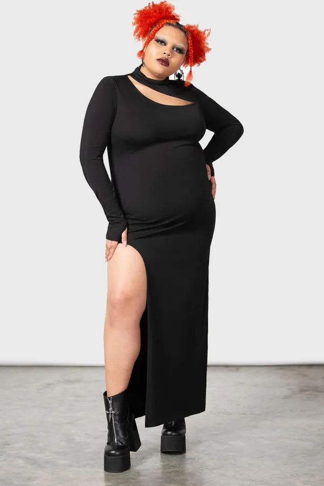Killstar Maxi Women Astaroth Long Sleeve Dress
