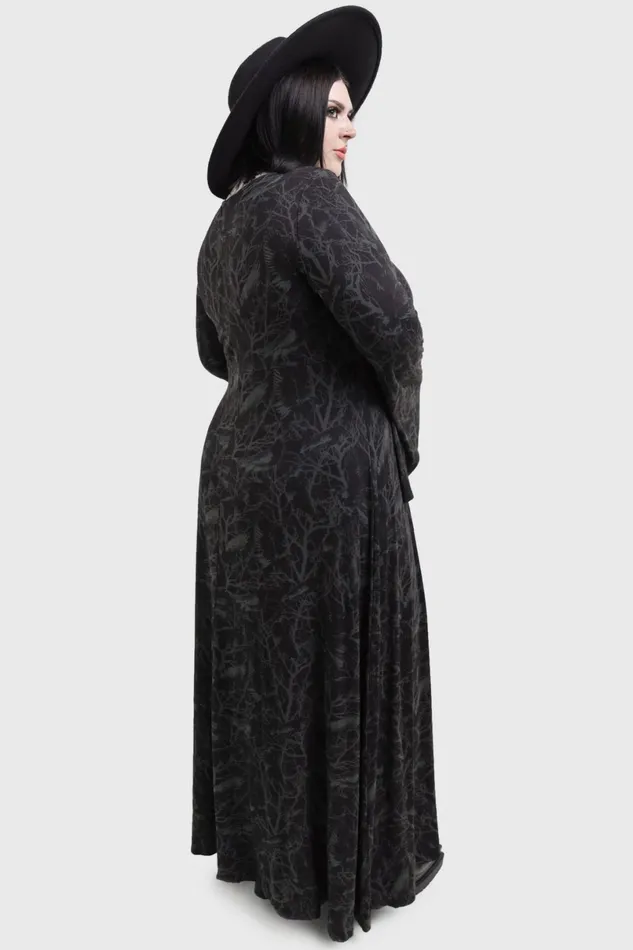 Killstar Maxi Women Raven Shade Dress