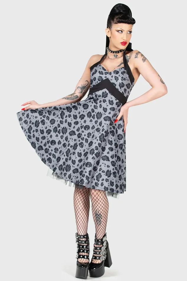 Killstar Midi Women Backseat Bingo Skater Dress