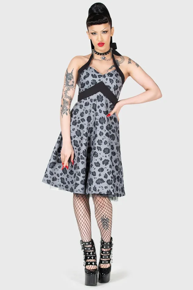 Killstar Midi Women Backseat Bingo Skater Dress