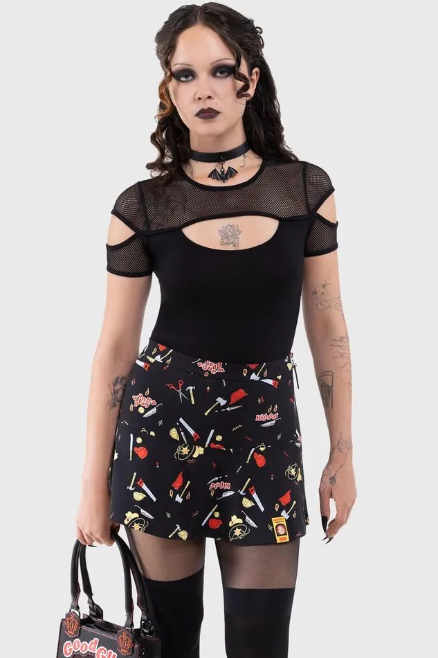 Killstar Mini Skirts Women It039s Time To Play Mini Skirt