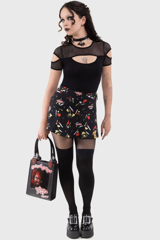 Killstar Mini Skirts Women It039s Time To Play Mini Skirt