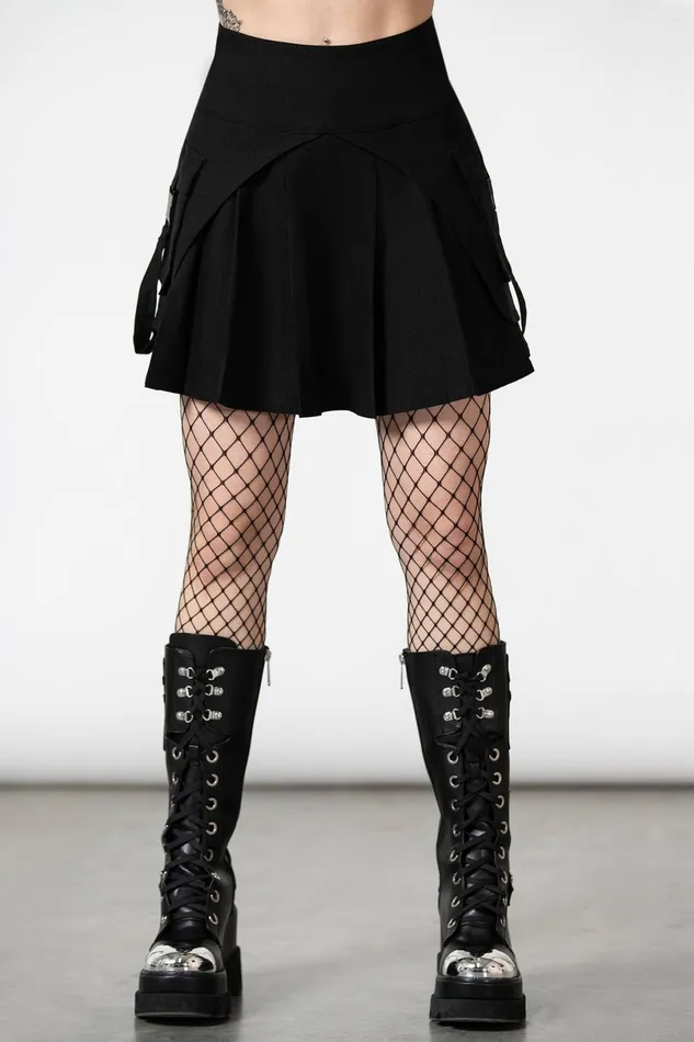 Killstar Mini Skirts Women Vanya Pleated Mini Skirt
