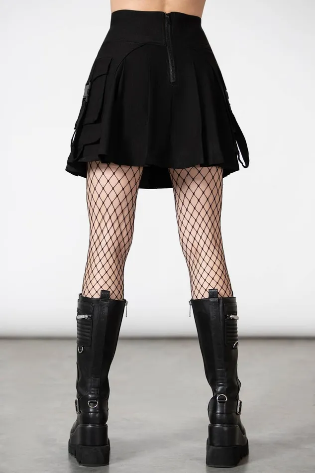 Killstar Mini Skirts Women Vanya Pleated Mini Skirt