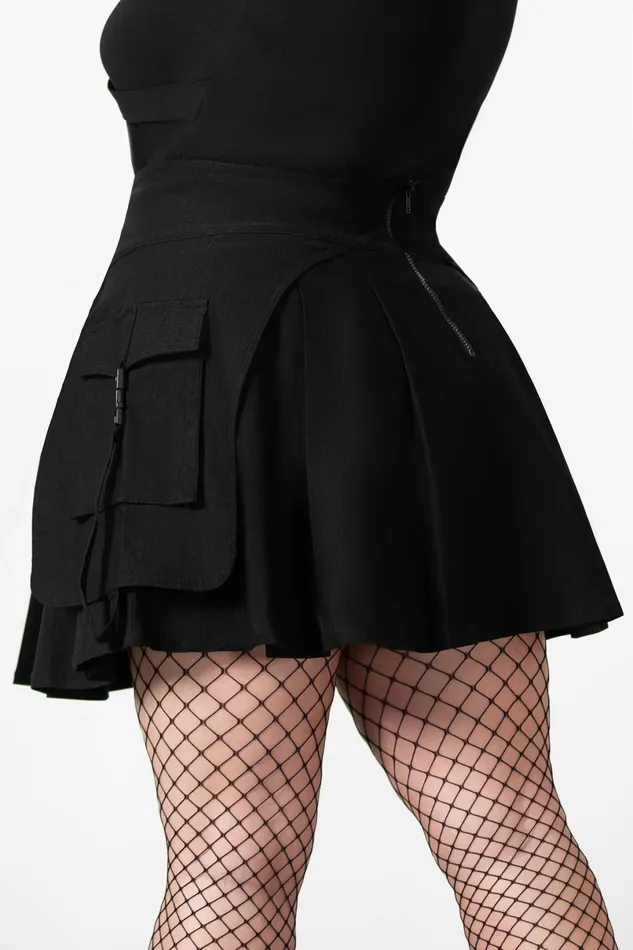 Killstar Mini Skirts Women Vanya Pleated Mini Skirt