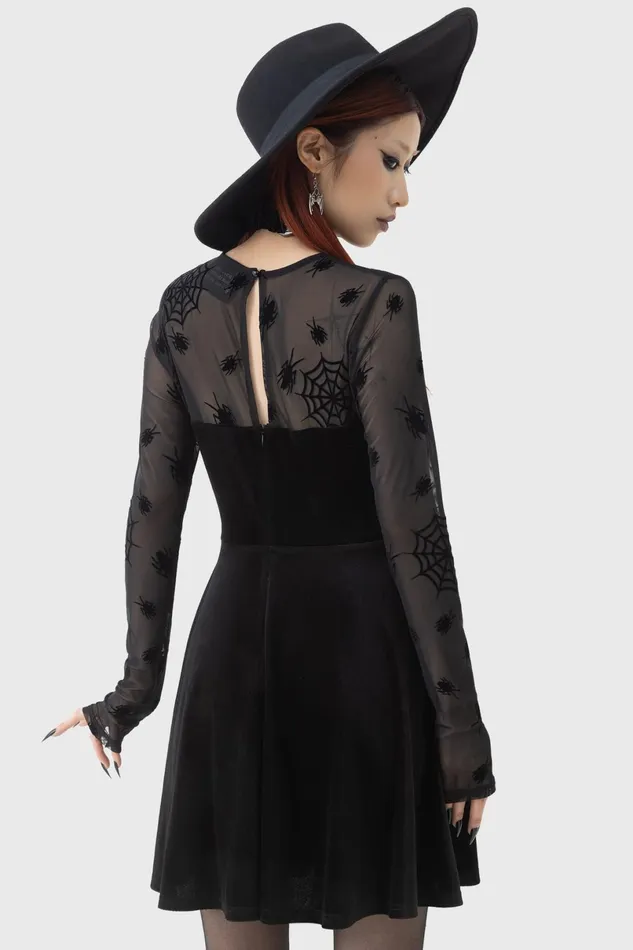 Killstar Mini Women Here Lies Beetlejuice Mini Dress