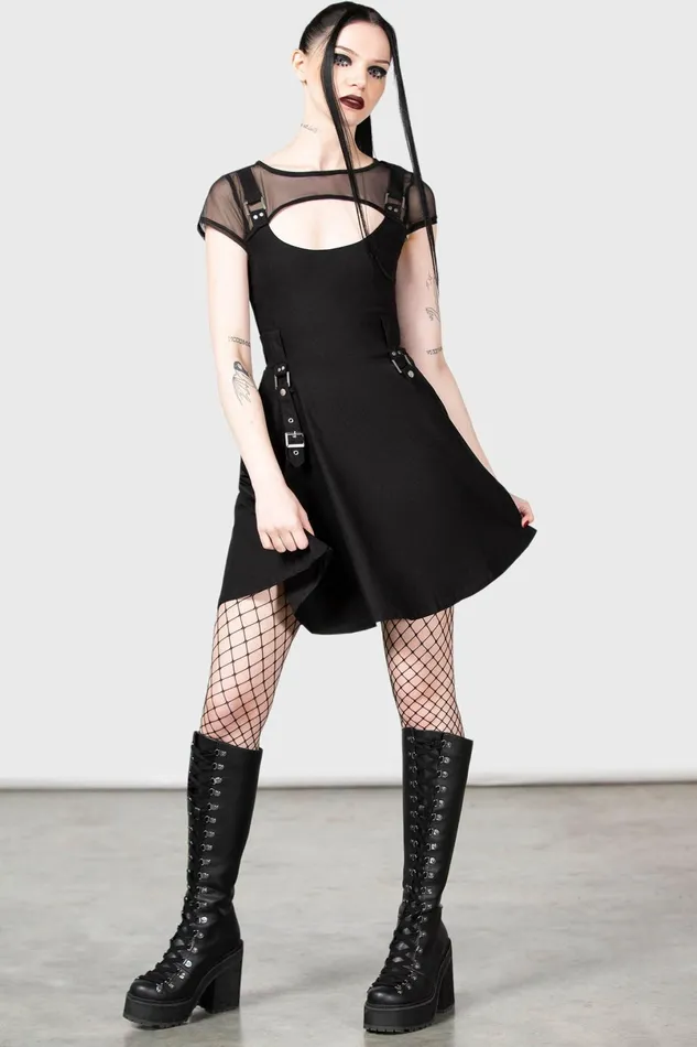 Killstar Mini Women Kounter Kulture Skater Dress