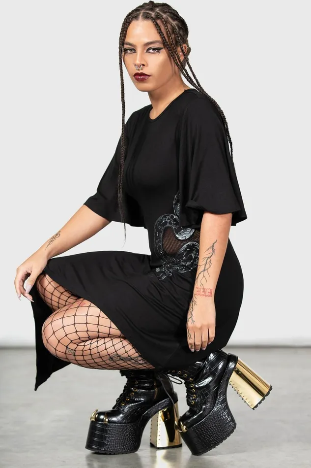 Killstar Mini Women Maple Asymmetric Dress