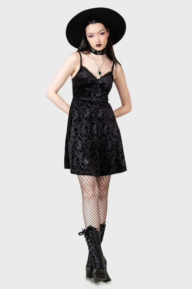 Killstar Mini Women Mistress Of Mayhem Skater Dress B