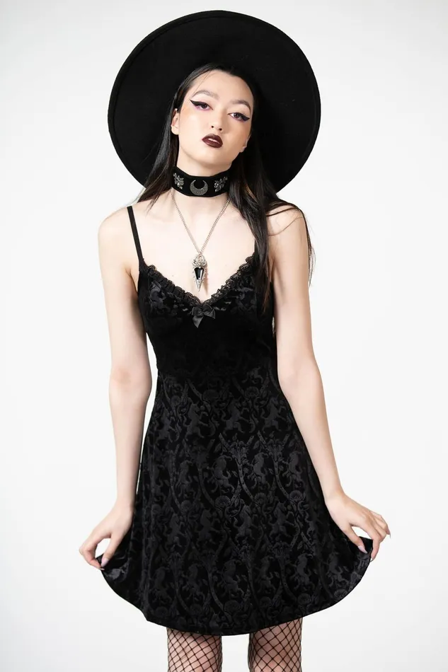 Killstar Mini Women Mistress Of Mayhem Skater Dress B